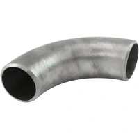 Boosted 1-3/8" 35mm Steam Pipe Tube 90 Degree Bend 2.5D Radius