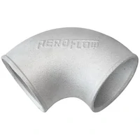 Tight Radius Cast 90 Degree Elbow - 3-1/2" O.D - Natural Finish