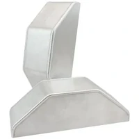 Centre Inlet/Outlet Intercooler End Tanks - 330mm Tall x 112mm Wide - Pair