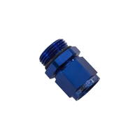 -8ORB Male To Female -6AN Swivel Adapter - Blue