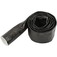 Aluminised Black Heat Sleeve - 5/8" to 1" I.D. and 3ft Length 