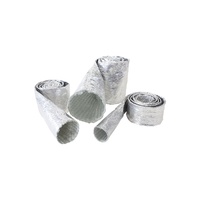 Aluminised Heat Sleeve (1m) - Silver