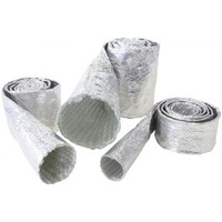 Aluminised Heat Sleeve - 3.7m - Silver