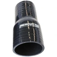 Straight Silicone Reducer / Expander Hose 3-1/2" 90mm to 2-1/2" 63mm I.D - Gloss Black