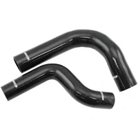 Silicone Radiator Hose Kits (Falcon XW/SB Ford 289-302-351 Windsor) - Black