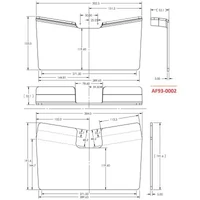 Pro Street Aluminium Race Seat Upper Seat Mounting Bracket - Single