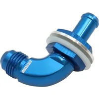 90 Degree Fuel Cell Bulkhead -6AN to 5/16" Barb