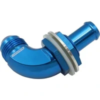 90 Degree Fuel Cell Bulkhead -8AN to 1/2" Barb