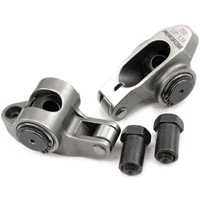 Stainless Steel Roller Rocker Set - 3/8" Stud Mount, 1.55 Ratio- Set of 2 (Small Block Chevy)
