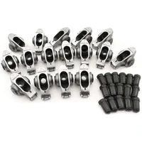 Stainless Steel Roller Rocker Set - 7/16" Stud Mount, 1.80 Ratio (Small Block Ford Windsor 289-351)
