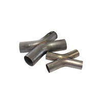 2.25" O.D Stainless Steel X-Pipe (45 Deg Bends)