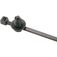 Two Piece Fir Tree Cable Ties 4.8mm Wide x 200mm Long - Black