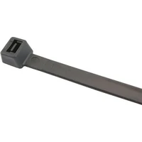 Standard Cable Ties 7.6mm Wide x 300mm Long - 100 Pack - Black