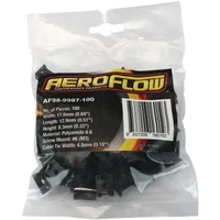 Cable Tie Screw Mount 17.6mm x 12.9mm - Black