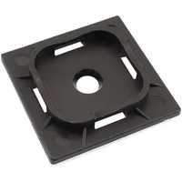 Cable Tie Self Adhesive Mount 40mm x 40mm - Black
