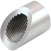 45 Degree Angled & Notched Weld-On M12 x 1.25mm Oxygen Sensor Bung