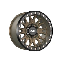 AT-01 17X8.5 Hybrid Beadlock Wheel - Bronze 5X150 Offset -25 Black Imitation Beadlock Ring