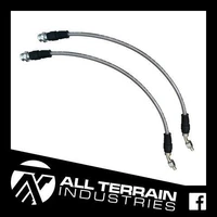 Extended Braided Brake Lines - Front (Navara D40 05-15/Pathfinder 05-13)