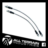 Extended Braided Brake Lines - Front (Landcruiser 76/78/79 Series w/ABS)