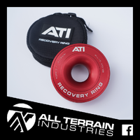 ATI 10,000kg Alloy Recovery Ring - Red