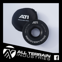 ATI 15,000kg Alloy Recovery Ring - Black
