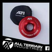ATI 15,000kg Alloy Recovery Ring - Red