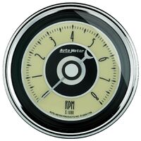 3-3/8" In-Dash Tachometer 0-8,000 RPM Cruiser Ad