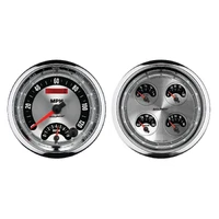 5" Quad Gauge 8K RPM/120 MPH/100 PSI/100-250 °F/8-18V/240-33 American Muscle