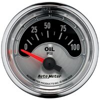 2-1/16" Oil Pressure 0-100 PSI Air-Core American Muscle