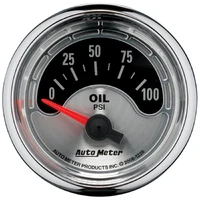 2-1/16" Oil Pressure 0-100 PSI Air-Core American Muscle