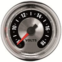 2-1/16" Voltmeter 8-18V Digital Stepper Motor American Muscle