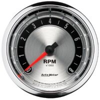 3-3/8" In-Dash Tachometer 0-8,000 RPM American Muscle