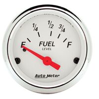 2-1/16" Fuel Level 73-10 ohm Air-Core Ford Arctic White