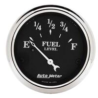 2-1/16" Fuel Level 73-10 ohm Air-Core Old Tyme Black