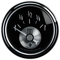 2-1/16" Fuel Level 240- 33 ohm Air-Core SSE Prestige Blk