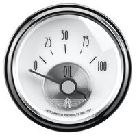 2-1/16" Oil Pressure 0-100 PSI Air-Core Prestige Pearl