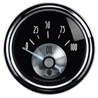 2-1/16" Oil Pressure 0-100 PSI Air-Core Prestige Black Diamond