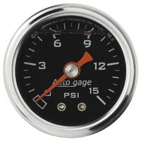 1-1/2" Pressure 0-15 PSI Mechanical