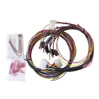 Gauge Wire Harness Universal for Tach/Speedo/Elec. Gauges Incl. LED Indicators