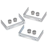 Gauge Bracket Kit 2-5/8" Aluminum Qty 3