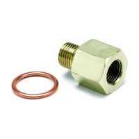Fitting Adapter Metric M10X1 Male to 1/8" NPTF Female Brass