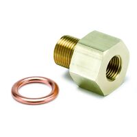 Fitting Adapter Metric M12X1 Male to 1/8" NPTF Female Brass