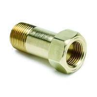 Fitting Adapter 3/8" NPT Male Extension Brass for Mech. Temp. Gauge