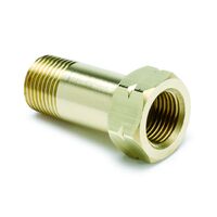 Fitting Adapter 3/8" NPT Male Extension Brass for Auto Gage Mech. Temp.