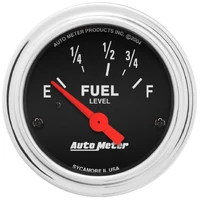 2-1/16" Fuel Level 73-10 ohm Air-Core Trad. Chrome