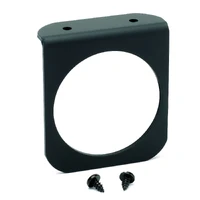 Gauge Mounting Panel Single 2-5/8" Black Aluminum