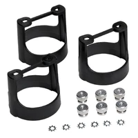 Gauge Bracket Kit 2-5/8" Black Composite Qty 3