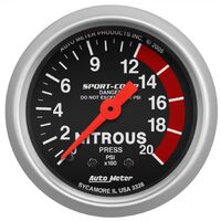 2-1/16" Nitrous Pressure 0-2000 PSI Mechanical