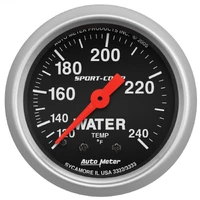 2-1/16" Water Temperature 120-240 °F 6 Ft. Mechanical Sport-Comp