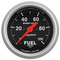 2-1/16" Fuel Pressure 0-100 PSI Stepper Motor Sport-Comp